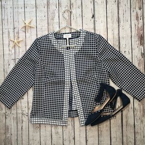 Laundry by Shelli Segal Blue Open Jacket • Size 12